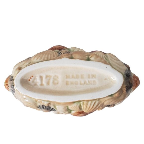 Vintage Sylvac England Sea Shell Mini Ceramic Trinket Dish Vase Planter - Picture 7 of 11